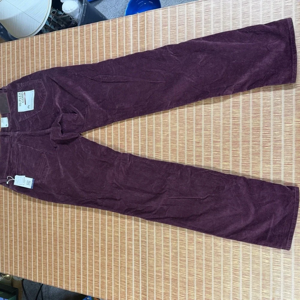 BRAX Chuck Corduroy Trousers Portobello Hi-flex Red 34x34 St-wa Eco-yarn